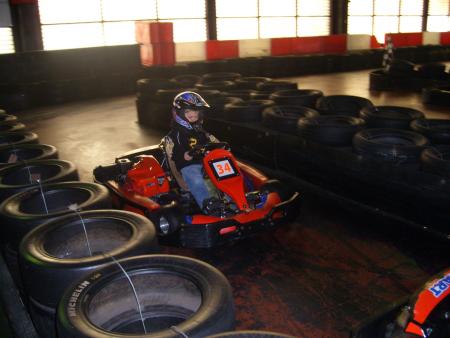 anthony en karting il a bcps aimer.