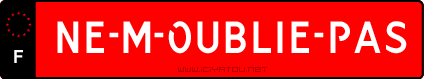 ne m'oublie surtout pas .