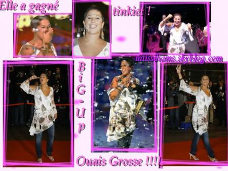 elle a gagne c super j'suis super contente c la meilleur