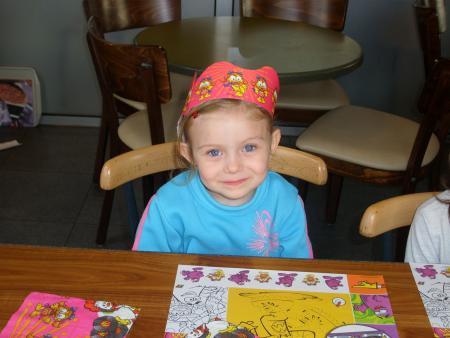 ma petite soeur alison ( 4 ans)