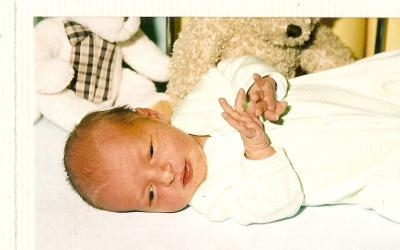 julien b&eacute;b&eacute; maintenant il a 4 ans je pense.