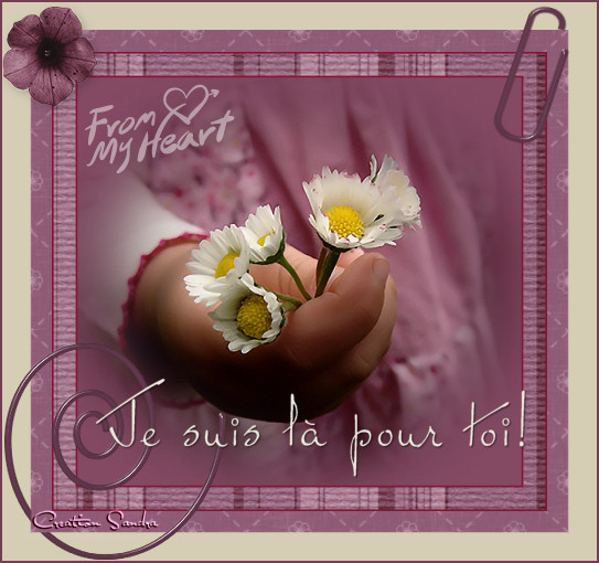 je suis tjr la pour mes amis, pour ceux que j'aime.