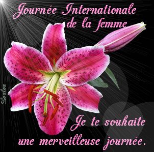 bonne fete a toutes les femmes.