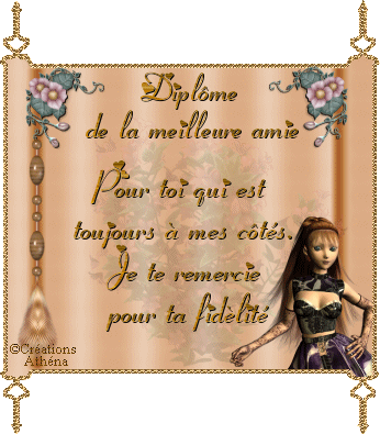 pour ma meilleure amie (ma tchounette)