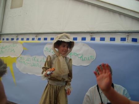 ma filleule a sa fete de l'ecole.