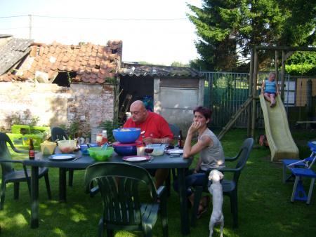 des super bon copains titia et son mari bernard.