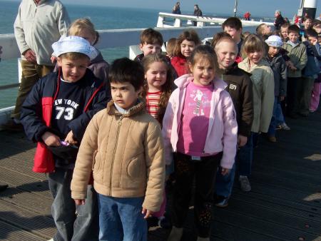 voyage a la mer avec l'ecole mars 2007