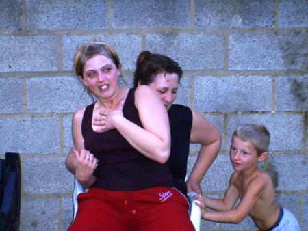 moi et mon amie christelle tremper comme je ne sait koi lol