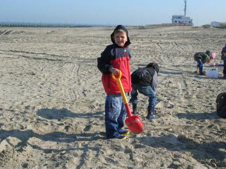 voyage a la mer avec l'ecole mars 2007