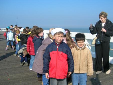 voyage a la mer avec l'ecole mars 2007