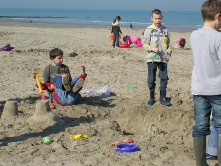 voyage a la mer avec l'ecole mars 2007