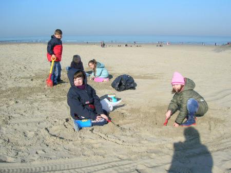 voyage a la mer avec l'ecole mars 2007