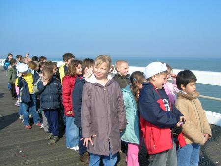 voyage a la mer avec l'ecole mars 2007