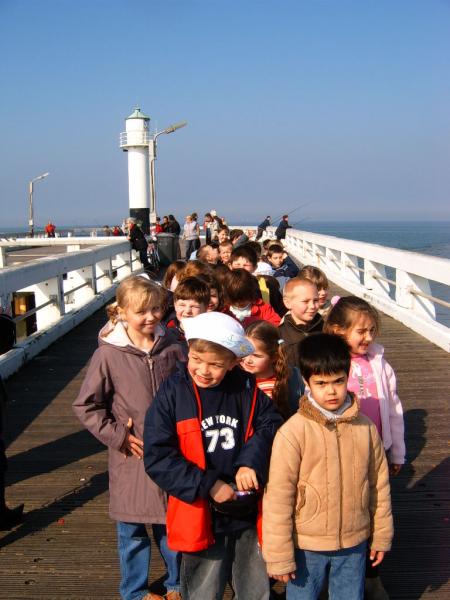 voyage a la mer avec l'ecole mars 2007