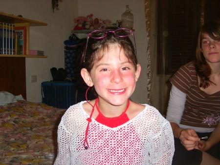 voici ma filleule d'amour en italie, bien bronzer la cocotte hein lol