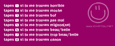 allez tape se que tu pense.