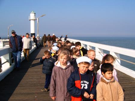 voyage a la mer avec l'ecole mars 2007