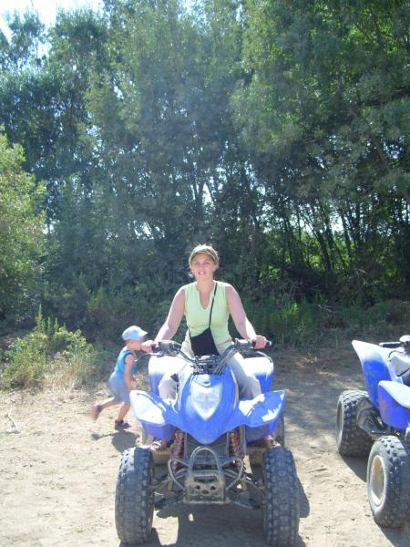 moi en quad en vacance a palavas