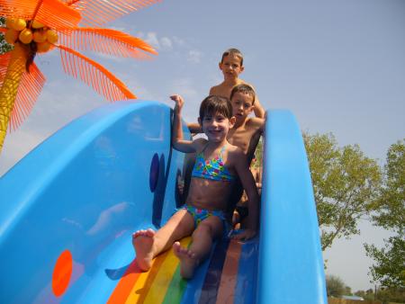 deb a la piscine du camping